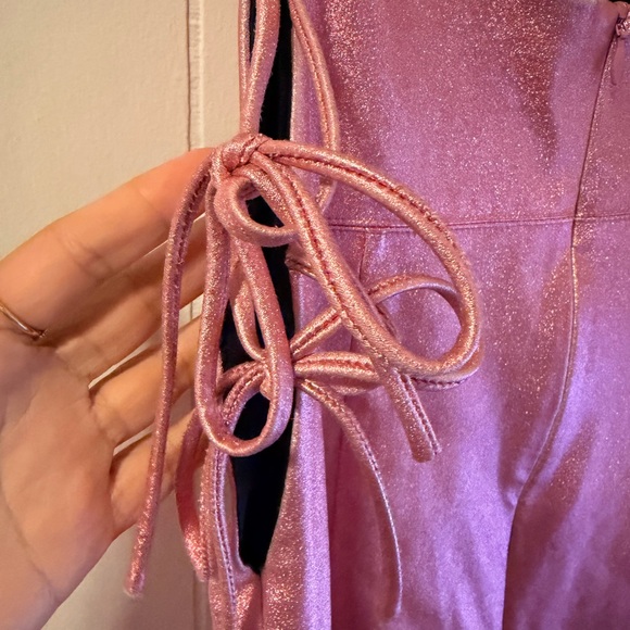 Pink metallic Ana Sui dress - Picture 6 of 7